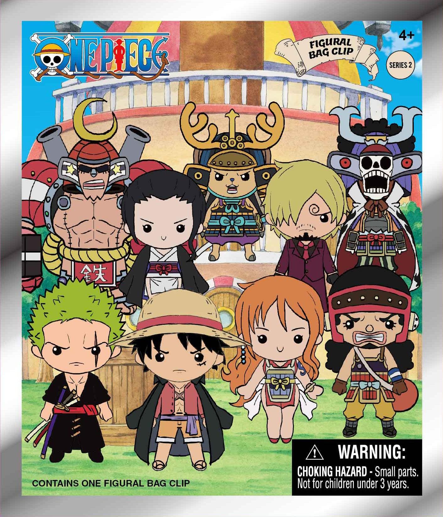 One Piece - Series 2 - 3D Foam Figural Bag Clip - Hobby Champion Inc