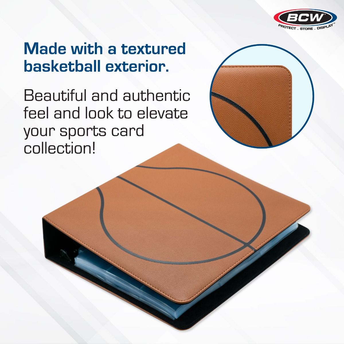 BCW - Album/Binder/Portfolio - 3'' Premium Brown - Basketball