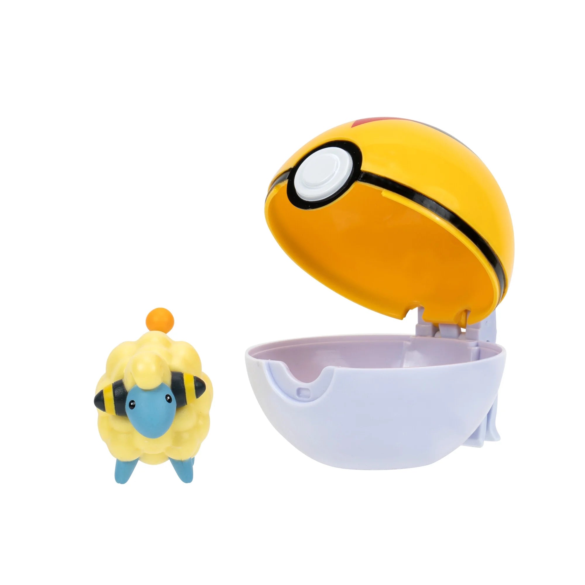Pokemon Figurine - Clip 'N' Go - Mareep + Level Ball - Jazwares - 0