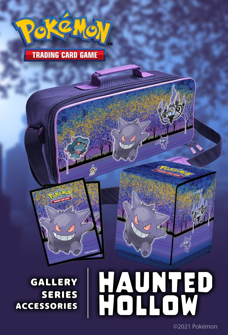 Ultra PRO - Pokémon - Gallery Series Haunted Hollow Deluxe Gaming Trove / Briefcase - 0