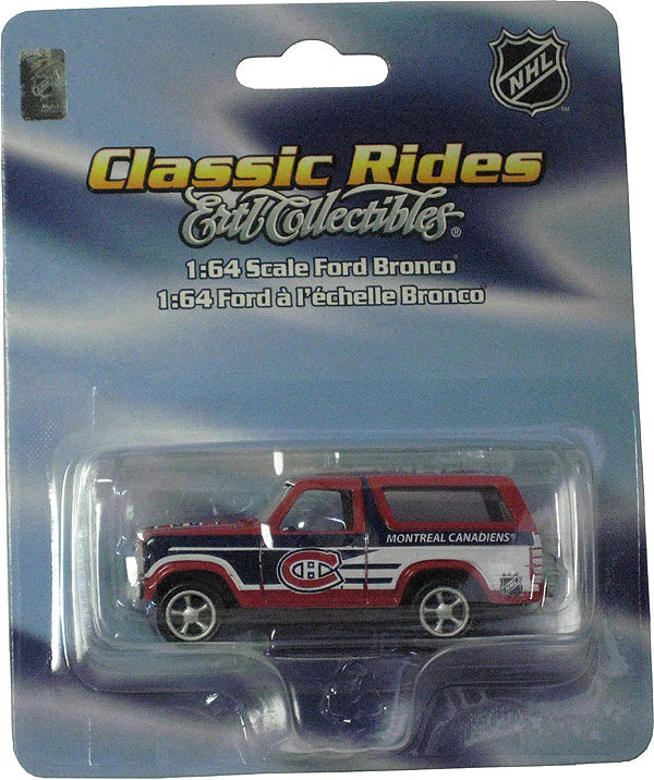Hockey - 1:64 Scale - Ford Bronco truck Diecast - NHL Montreal Canadiens