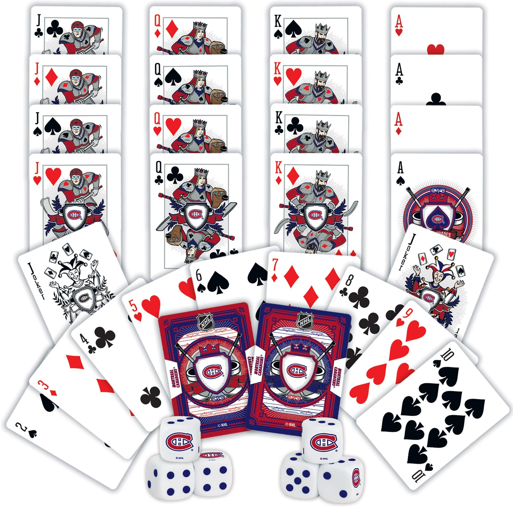Hockey - Playing Cards & Dice Set - NHL Montreal Canadiens - 0