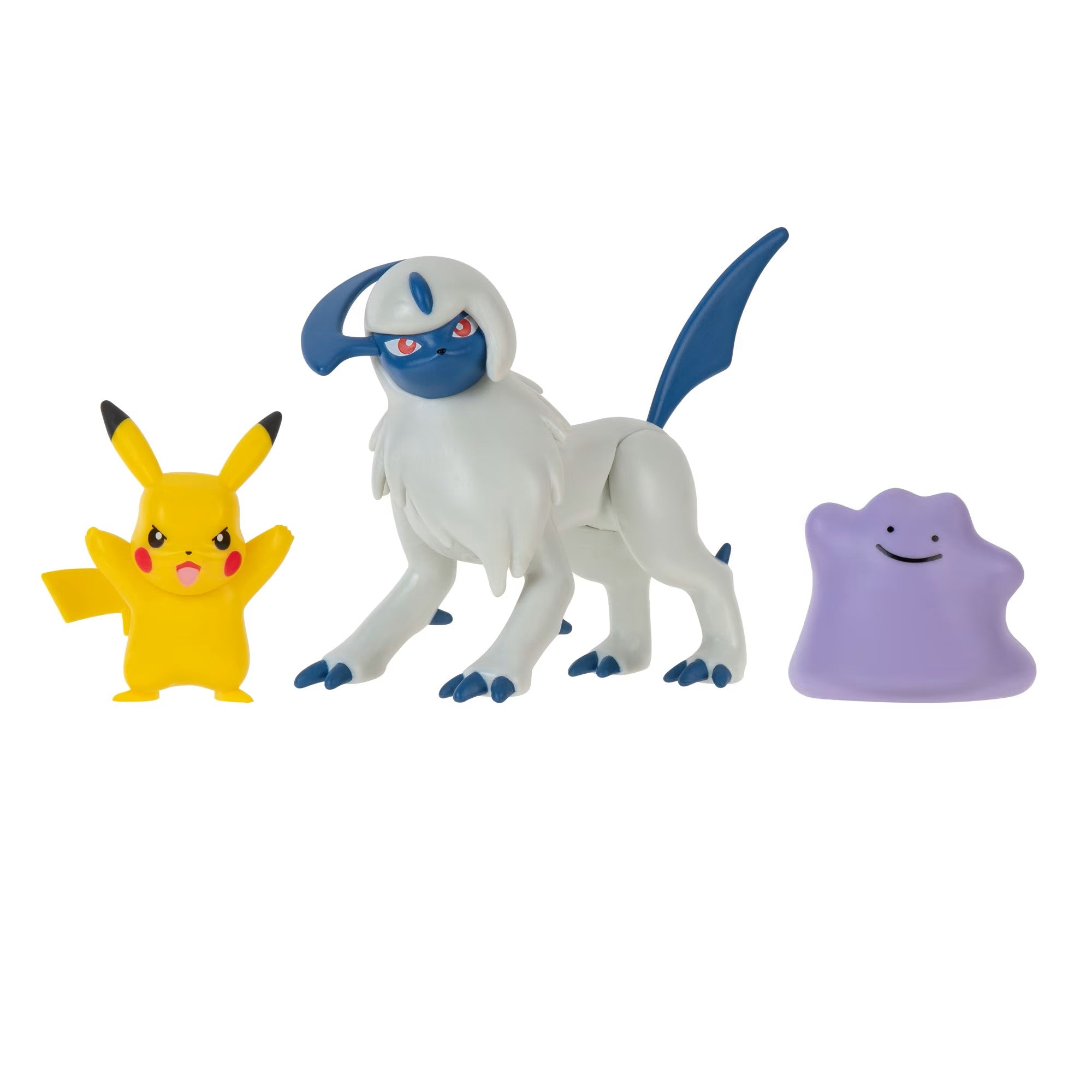 Pokemon Figurine - Battle Figure Set - Pikachu, Absol & Ditto - Jazwares - 0