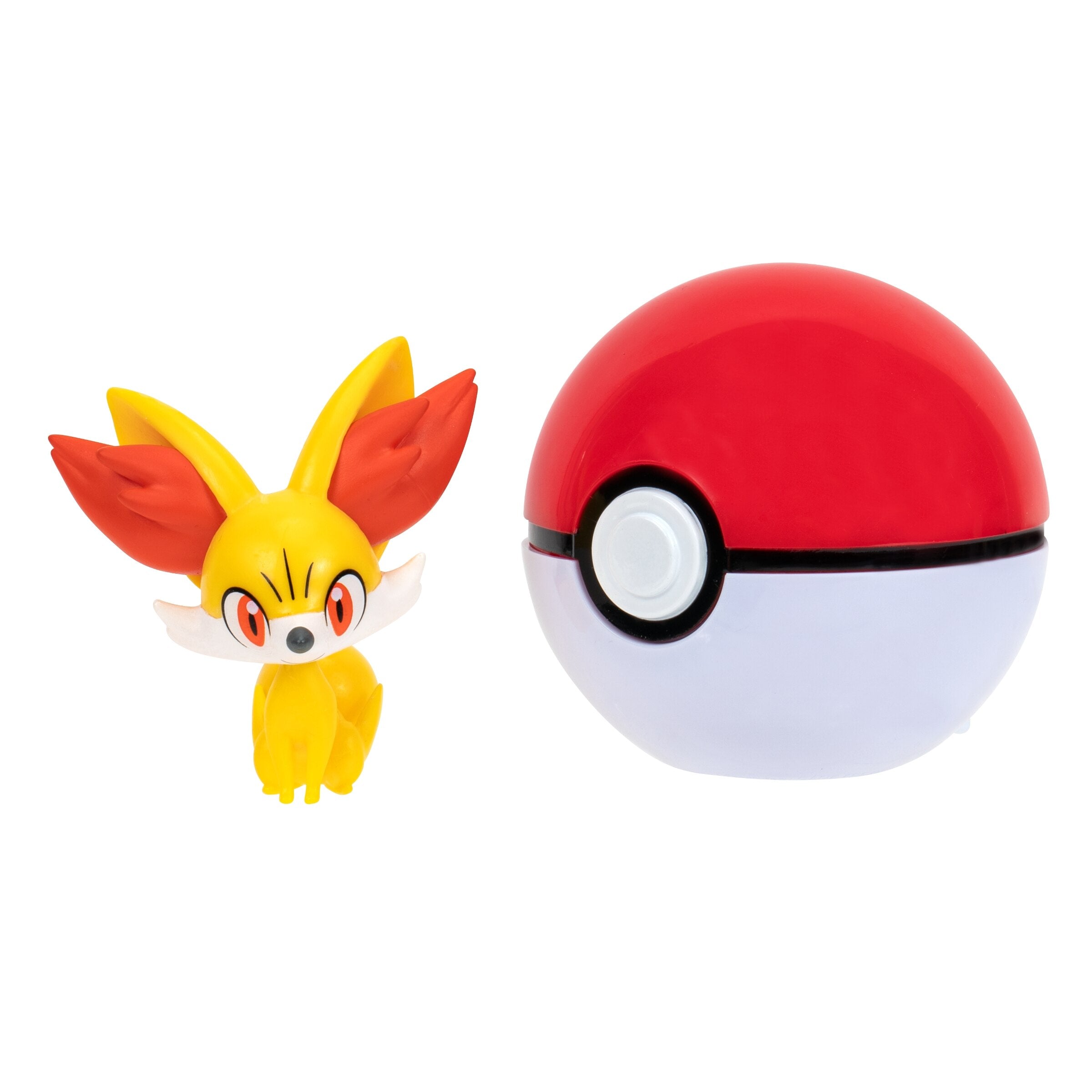 Pokemon Figurine - Clip 'N' Go - Fennekin + Poké Ball - Jazwares - 0
