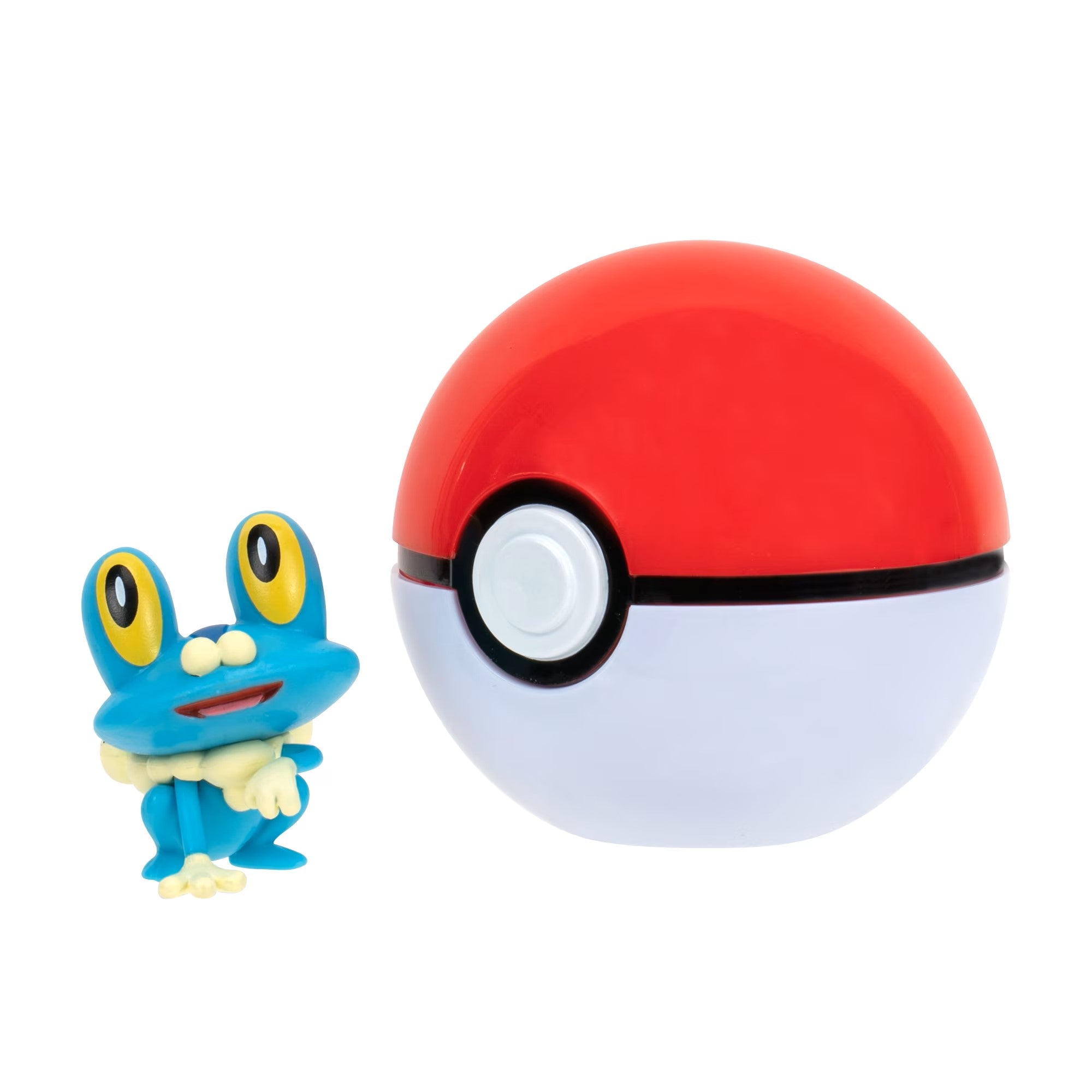 Pokemon Figurine - Clip 'N' Go - Froakie + Poké Ball - Jazwares - 0