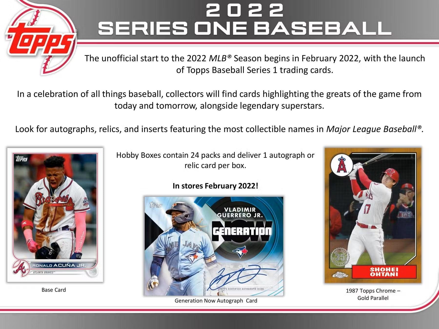 Baseball - 2022 - Topps Series 1 - Hobby Pack (14 Cards) - Hobby Champion Inc