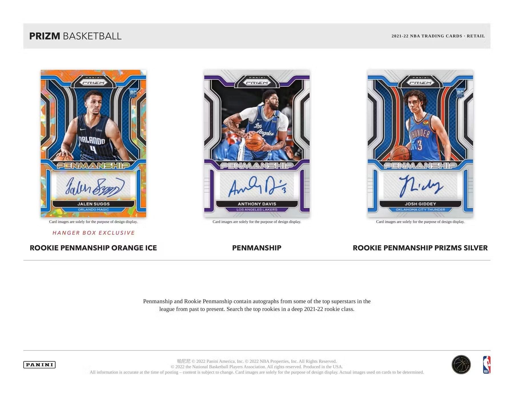 Basketball - 2021/22 - Panini Prizm - Retail Box (24 packs) - Hobby Champion Inc