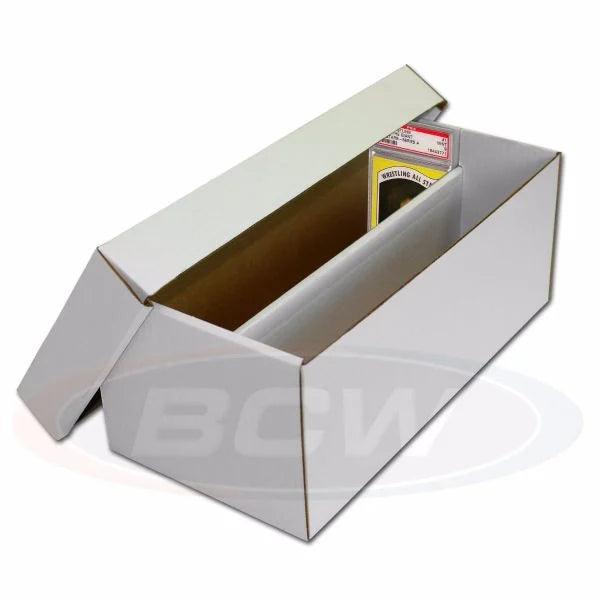 BCW - Cardboard Storage Box for Graded Cards/One-Touch/Semi-Rigid & Toploaders - Shoe Box - Hobby Champion Inc