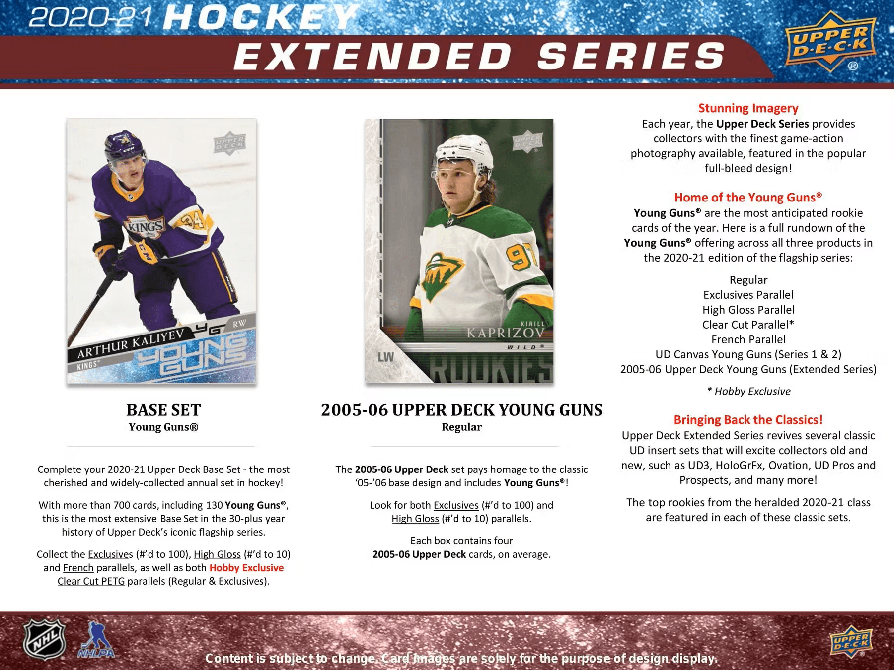 Hockey - 2020/21 - Upper Deck Extended Series - Hobby Box (24 Packs) - Hobby Champion Inc