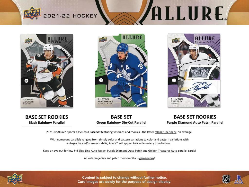 Hockey - 2021/22 - Upper Deck Allure - Hobby Pack (8 Cards) - Hobby Champion Inc