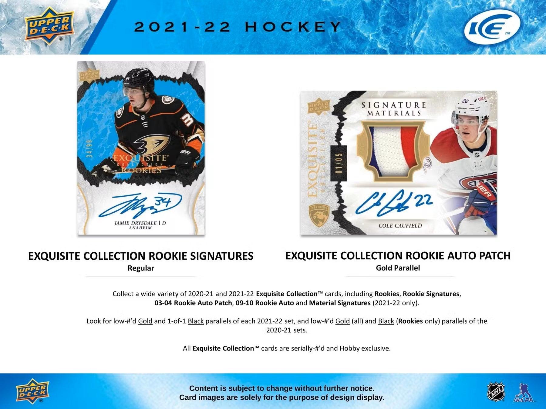 Hockey - 2021/22 - Upper Deck ICE - Hobby Box (12 Packs) - Hobby Champion Inc