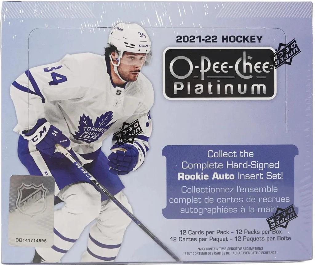 Hockey - 2021/22 - Upper Deck O-Pee-Chee Platinum - Hobby Box (12 Packs) - Hobby Champion Inc