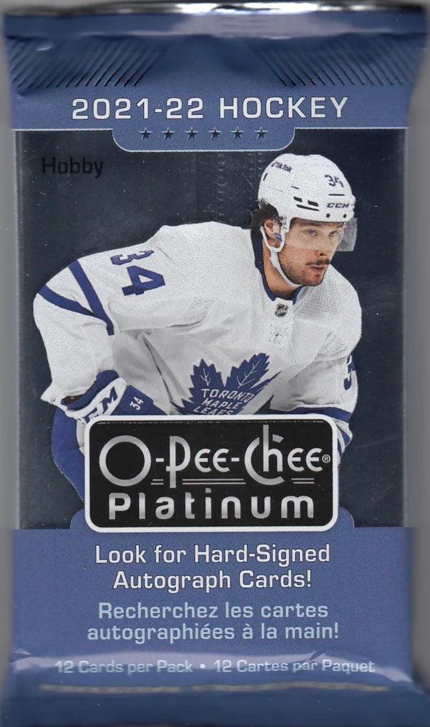 Hockey - 2021/22 - Upper Deck O-Pee-Chee Platinum - Hobby Pack (12 Cards) - Hobby Champion Inc