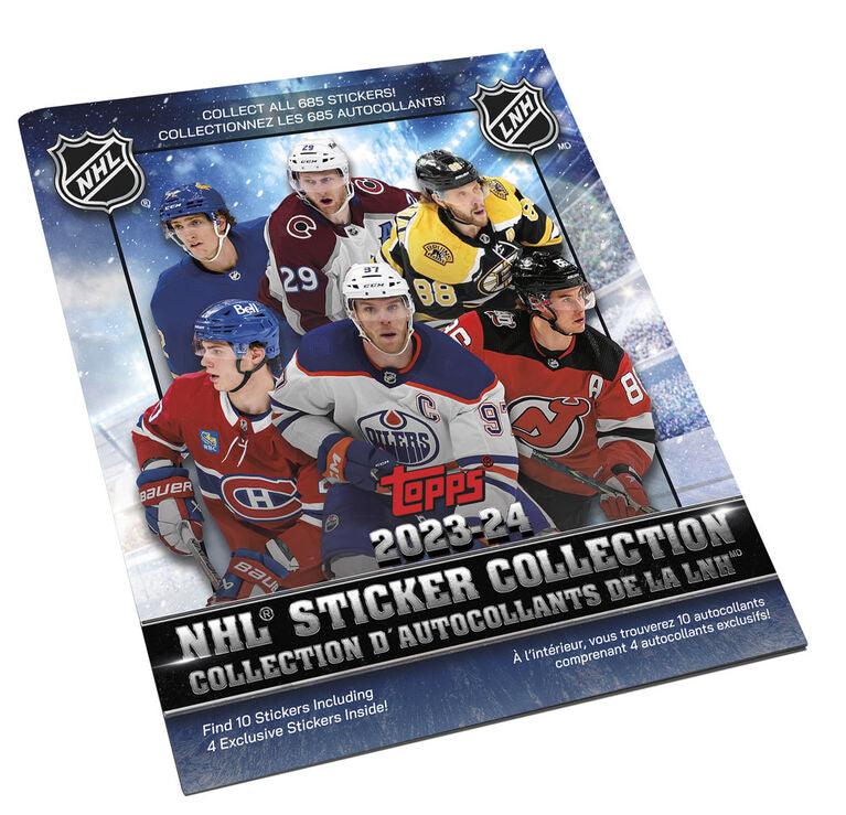 Hockey - 2023/24 - Topps - NHL Sticker Album (With 10 Stickers) - Hobby Champion Inc