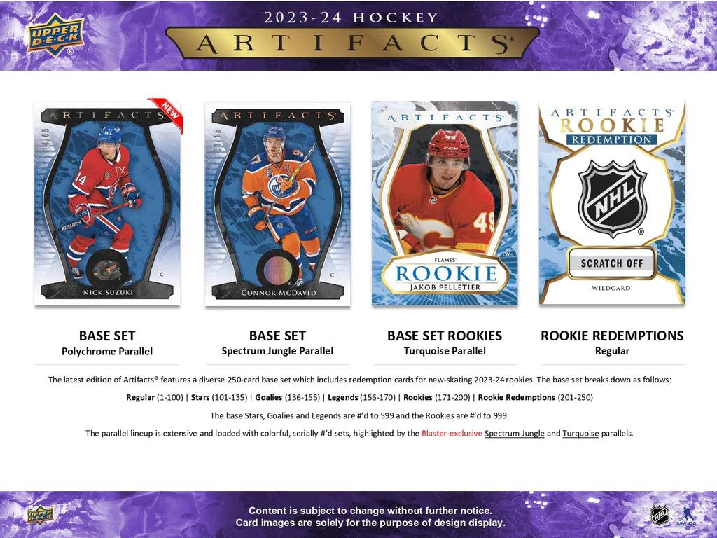Hockey - 2023/24 - Upper Deck Artifacts - Blaster Box (7 Packs) - Hobby Champion Inc