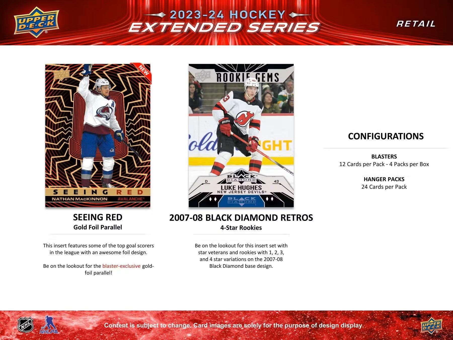 Hockey - 2023/24 - Upper Deck Series Extended - Blaster Box (4 Packs) - Hobby Champion Inc
