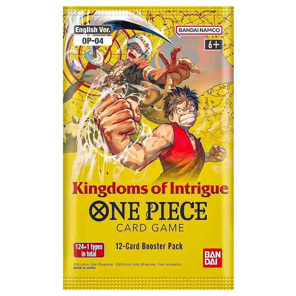One Piece - OP-04 - Kingdoms Of Intrigue - Booster Pack (12 Cards) - Hobby Champion Inc