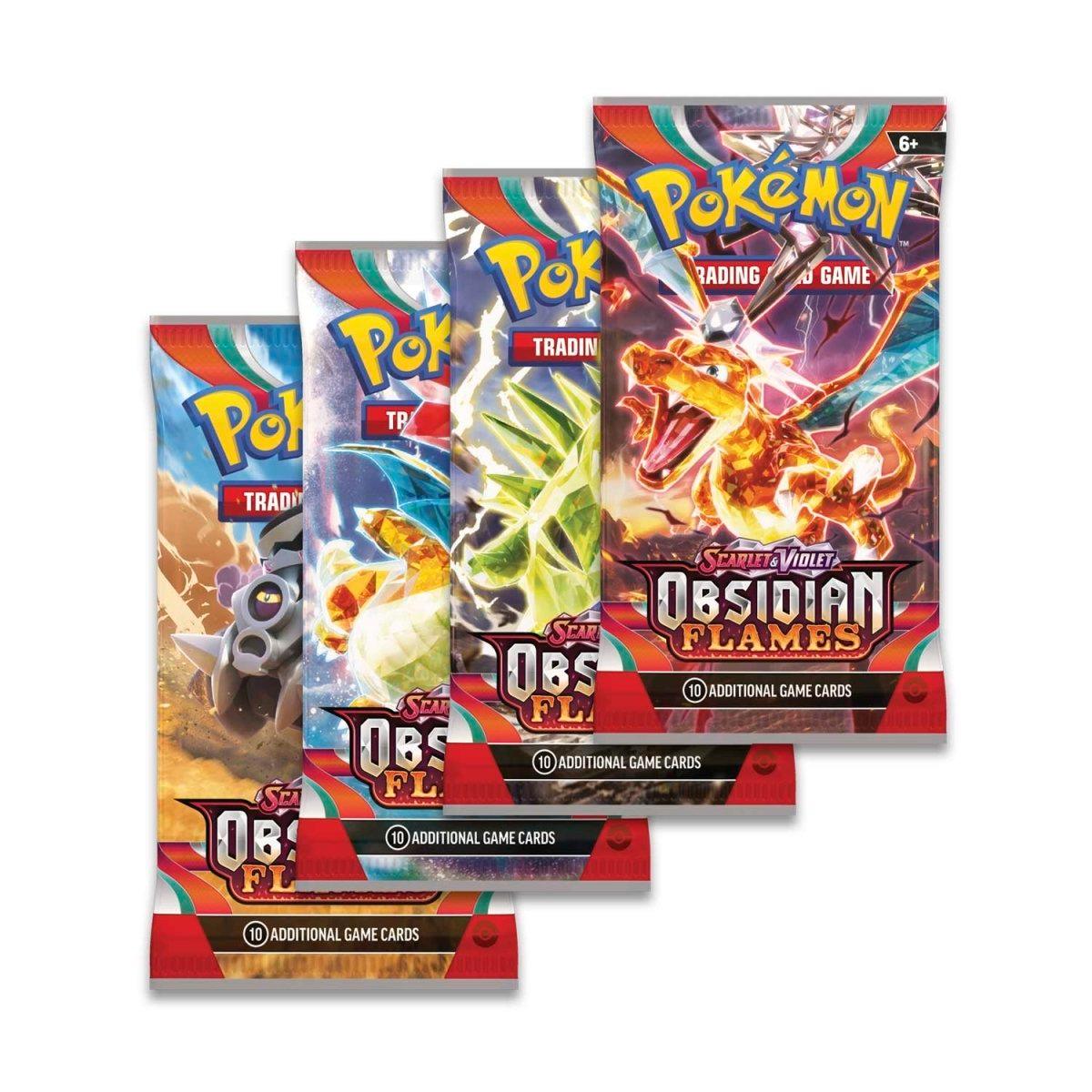 Pokemon Booster Pack (10 Cards) - Scarlet & Violet - Obsidian Flames - Hobby Champion Inc