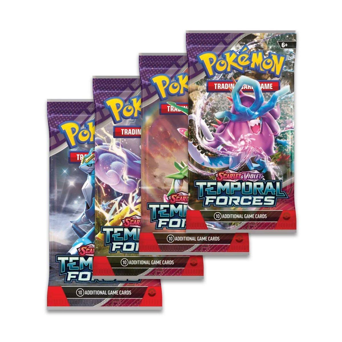 Pokemon Booster Pack (10 Cards) - Scarlet & Violet - Temporal Forces - Hobby Champion Inc