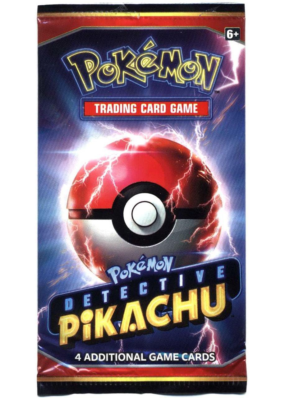 Pokemon Booster Pack (4 Cards) - Detective Pikachu - Hobby Champion Inc