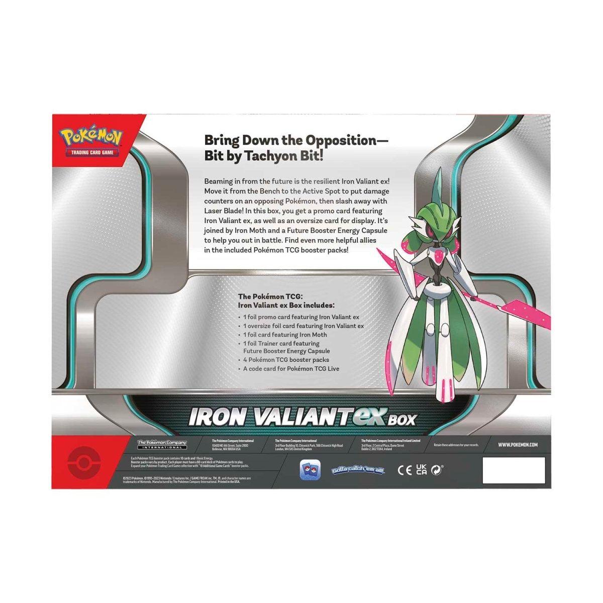 Pokemon Box - Iron Valiant EX - Hobby Champion Inc