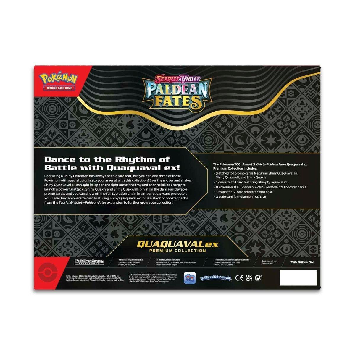 Pokemon Box - Premium Collection - Paldean Fates - Quaquaval ex - Hobby Champion Inc