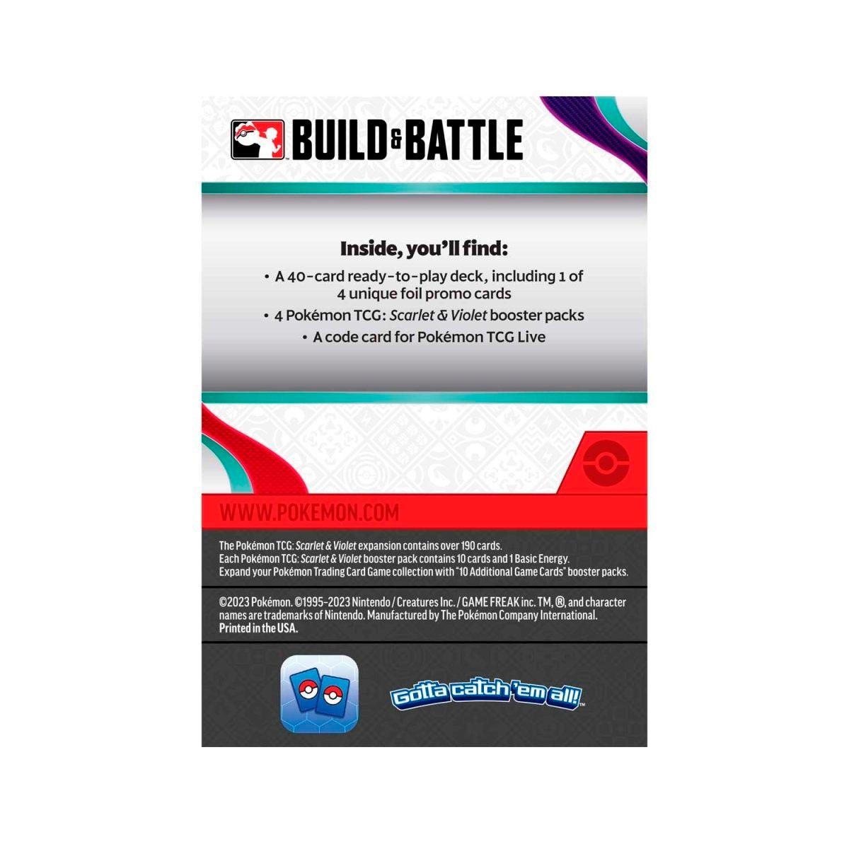 Pokemon Build & Battle Box - Scarlet & Violet - Hobby Champion Inc