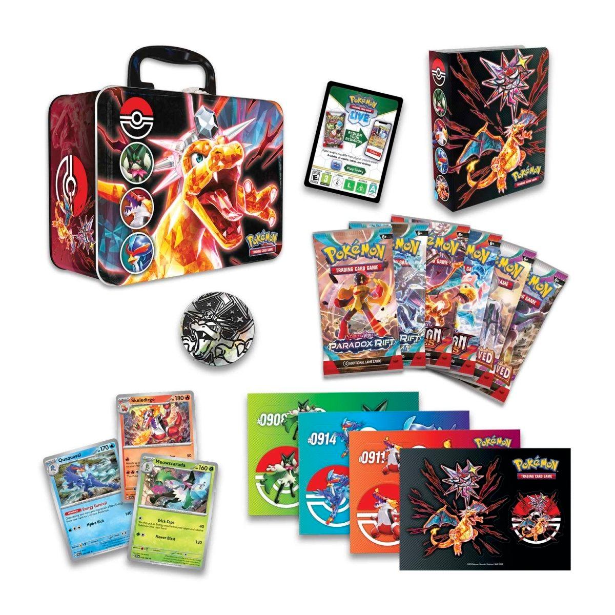 Pokemon Collector Chest (Lunch Box) - 2023 (Fall) - Featuring Charizard - Hobby Champion Inc