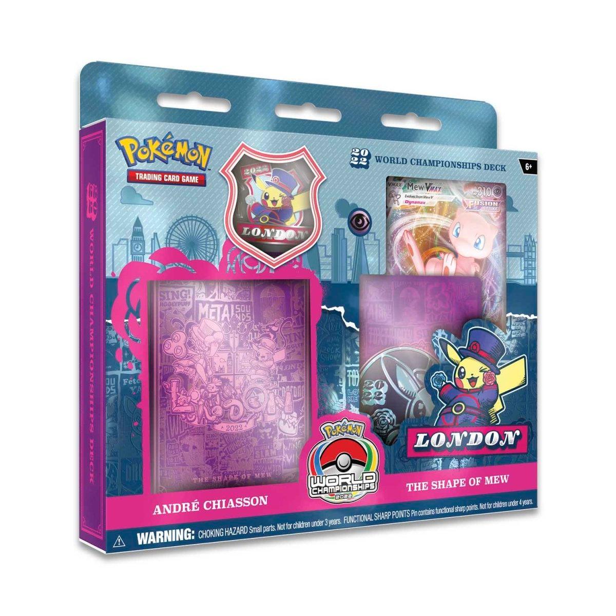 Pokemon Deck - 2022 World Championships - André Chiasson, The Shape of Mew - Hobby Champion Inc