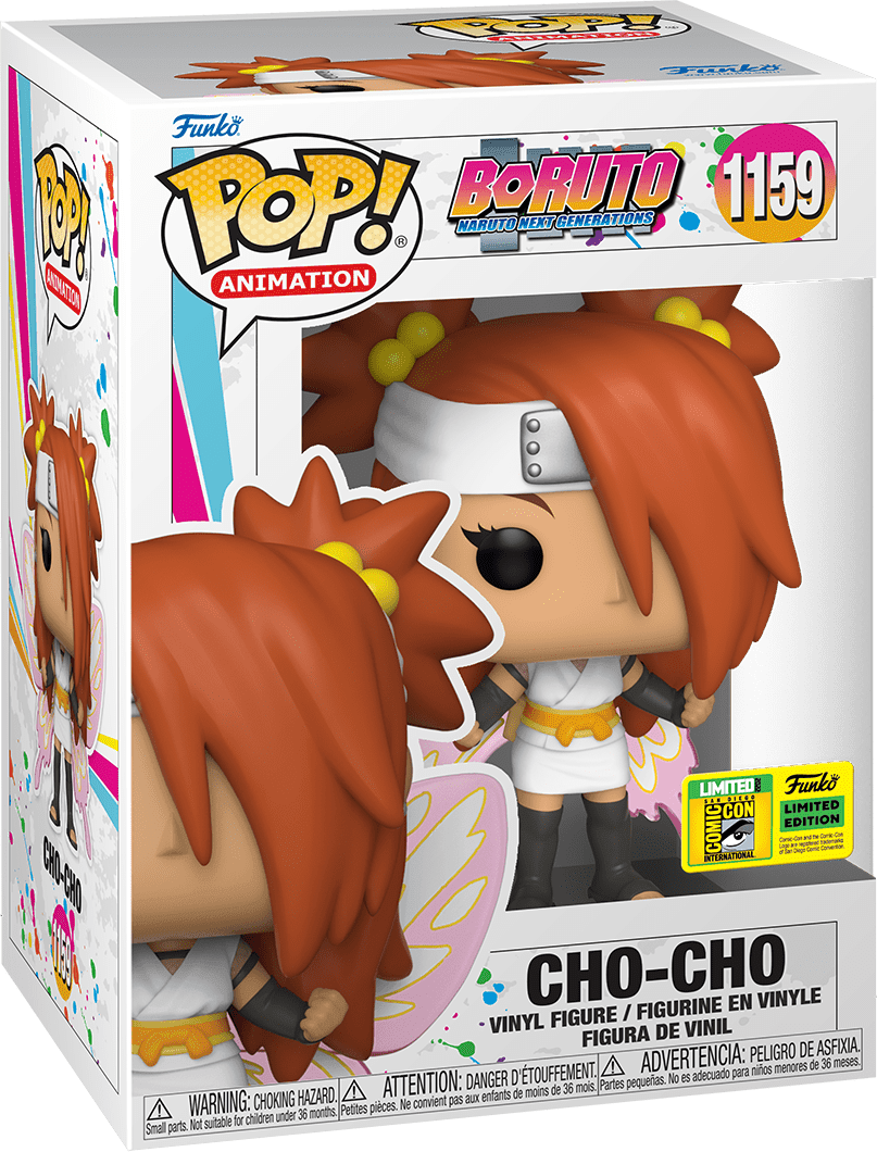 Pop! Animation - Boruto: Naruto Next Generations - Cho-Cho - #1159 - 2022 San Diego Comic Con LIMITED Edition EXCLUSIVE - Hobby Champion Inc