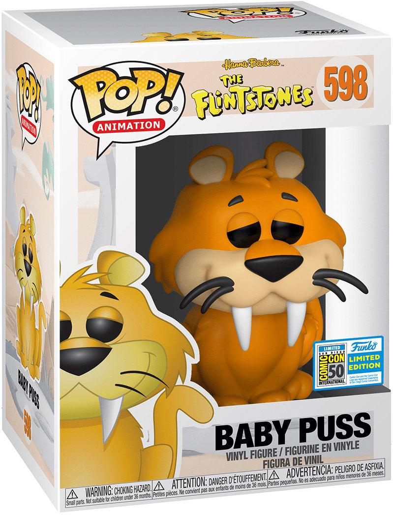 Pop! Animation - The Flintstones - Baby Puss - #598 - EXCLUSIVE 2019 San Diego Comic Con LIMITED Edition - Hobby Champion Inc
