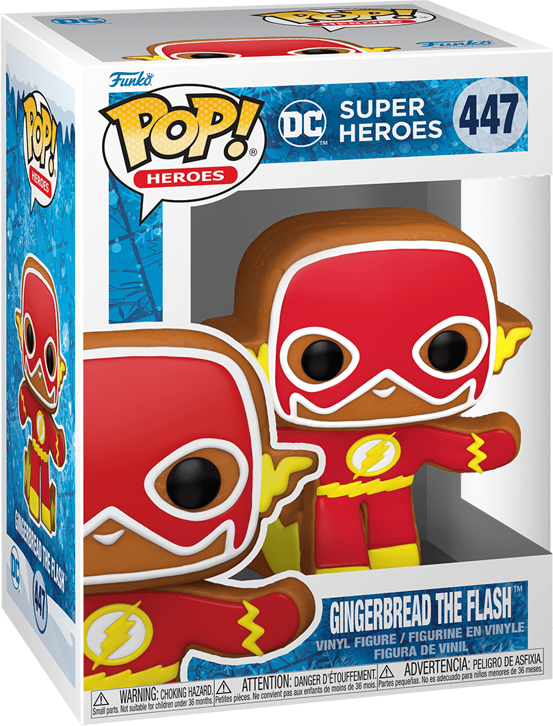 Pop! DC - Heroes - Christmas Holidays - Gingerbread The Flash - #447 - Hobby Champion Inc
