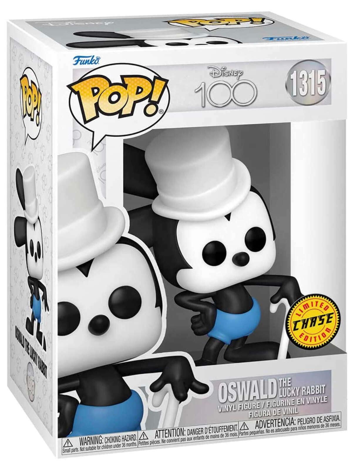 Pop! Disney - 100th Anniversary - Oswald The Lucky Rabbit - #1315 - Limited CHASE Edition - Hobby Champion Inc