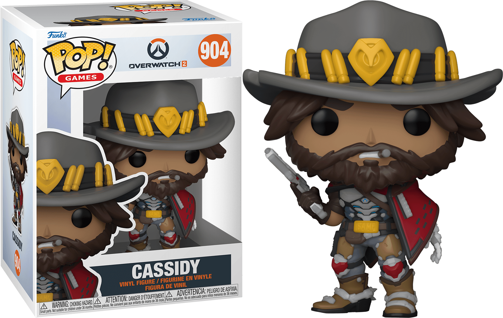 Pop! Games - Overwatch 2 - Cassidy - #904 - Hobby Champion Inc