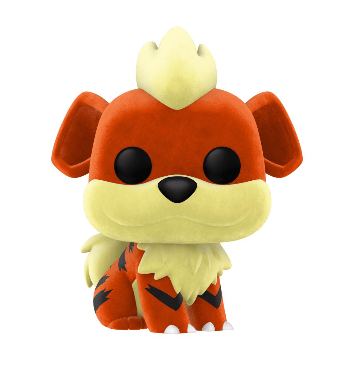 Pop! Games - Pokemon - Growlithe - #597 - Flocked & EXCLUSIVE 2020 New York Comic Con LIMITED Edition - Hobby Champion Inc