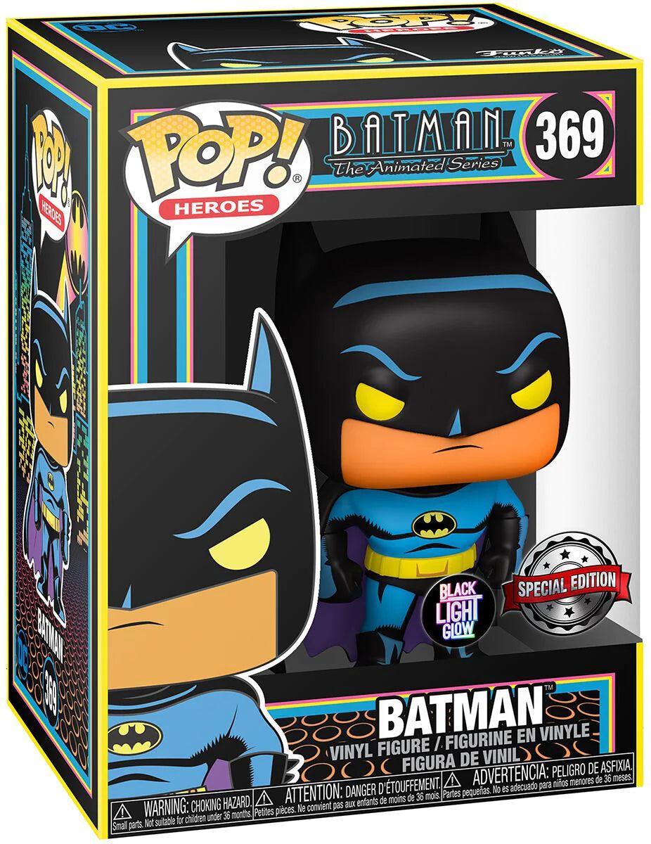 Pop! Heroes - DC - Batman Animated Series - Batman - #369 - Black Light Glow & SPECIAL Edition - Hobby Champion Inc