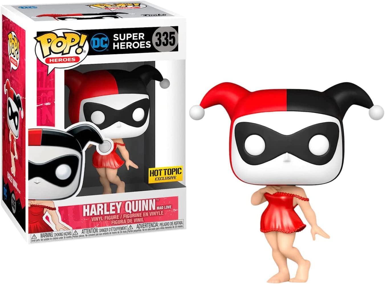 Pop! Heroes - DC Super Heroes - Harley Quinn Mad Love - #335 - Hot Topic EXCLUSIVE - Hobby Champion Inc