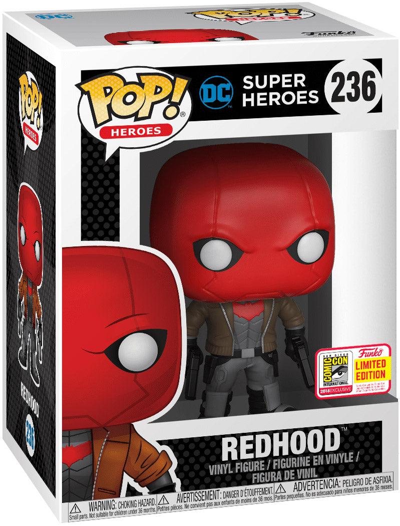 Pop! Heroes - DC Super Heroes - Red Hood - #236 - 2018 San Diego Comic Con LIMITED Edition EXCLUSIVE - Hobby Champion Inc