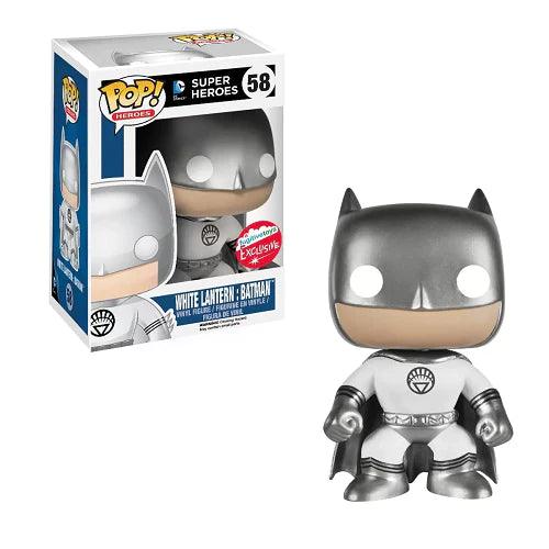 Pop! Heroes - DC Super Heroes - White Lantern : Batman - #58 - Fugitive Toys EXCLUSIVE - Hobby Champion Inc