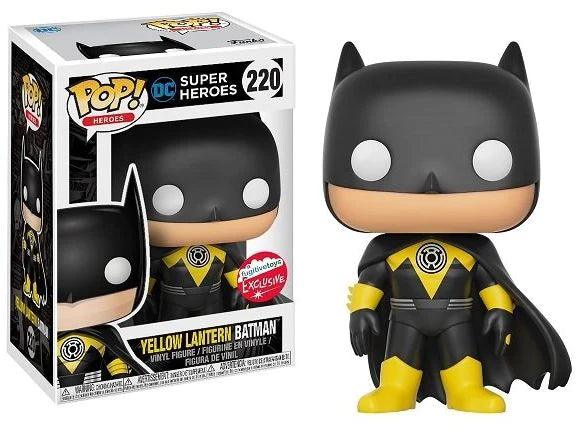 Pop! Heroes - DC - Yellow Lantern Batman - #220 - Fugitive Toys EXCLUSIVE - Hobby Champion Inc