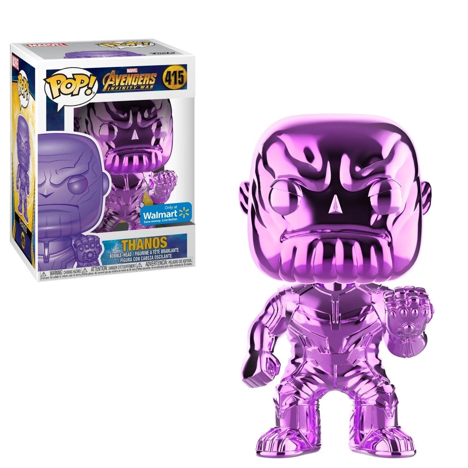 Pop! Marvel - Avengers Infinity War - Thanos - #415 - Walmart EXCLUSIVE - Purple Color - Hobby Champion Inc