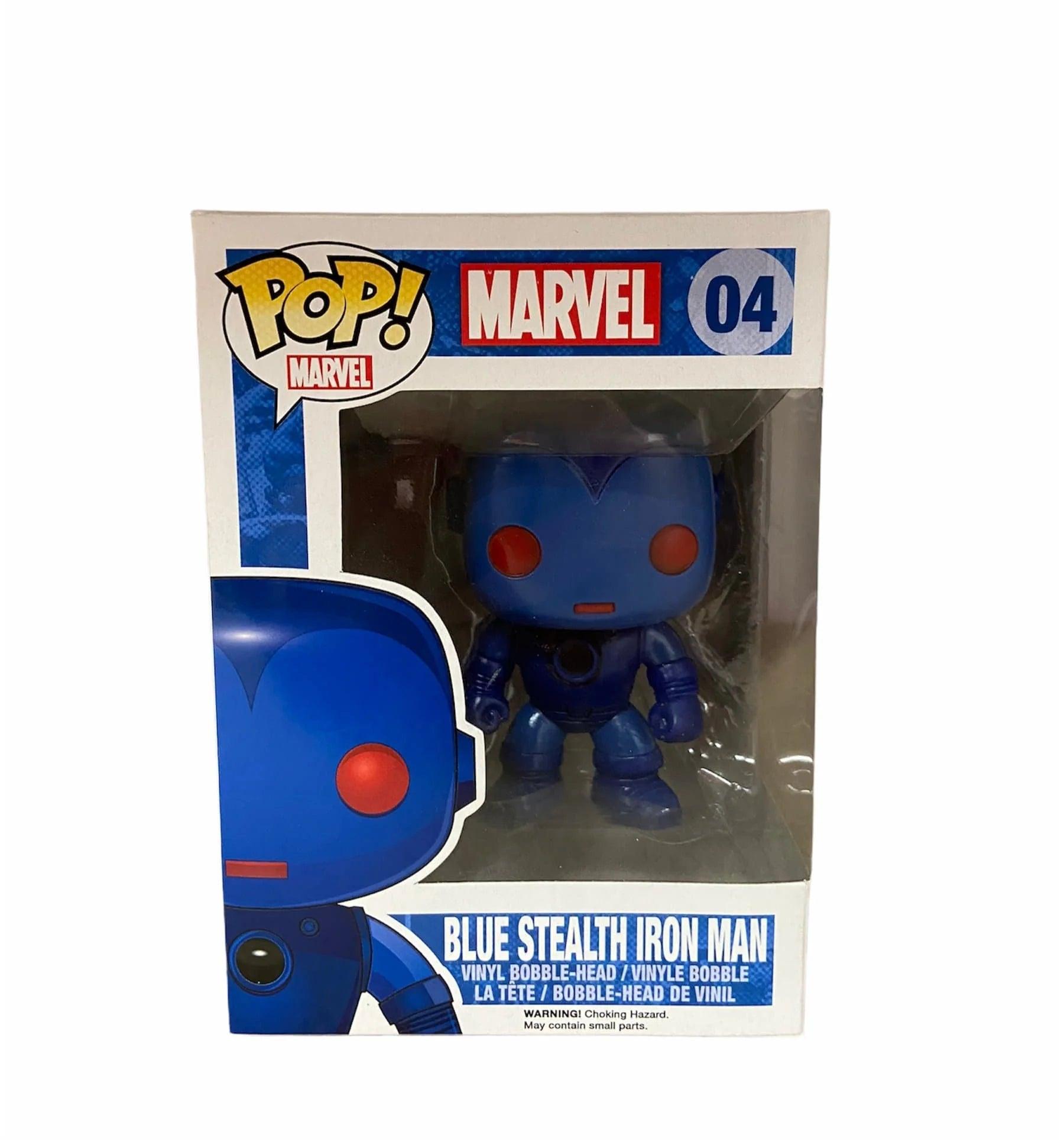 Pop! Marvel - Blue Stealth Iron Man - #04 - Hobby Champion Inc