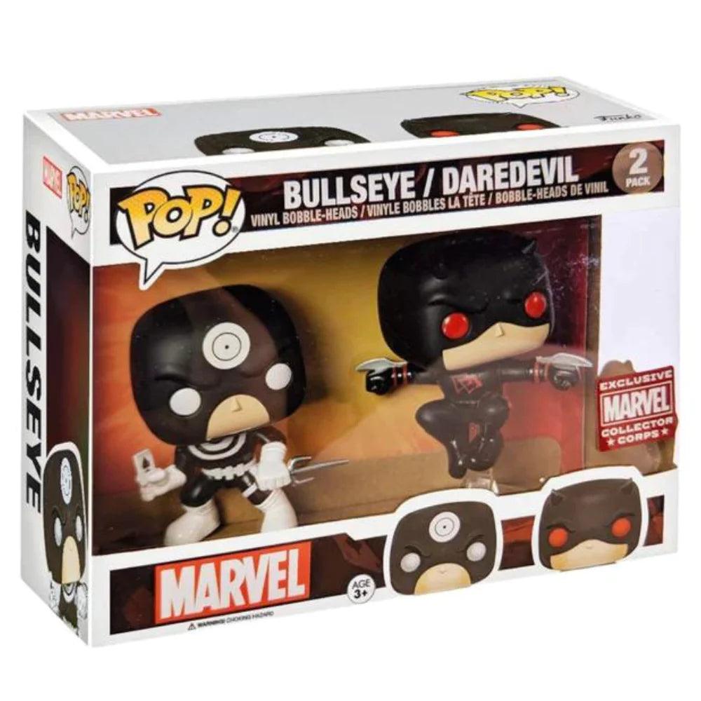 Pop! Marvel - Bullseye / Daredevil (2-Pack) - Marvel Collection Corps EXCLUSIVE - Hobby Champion Inc