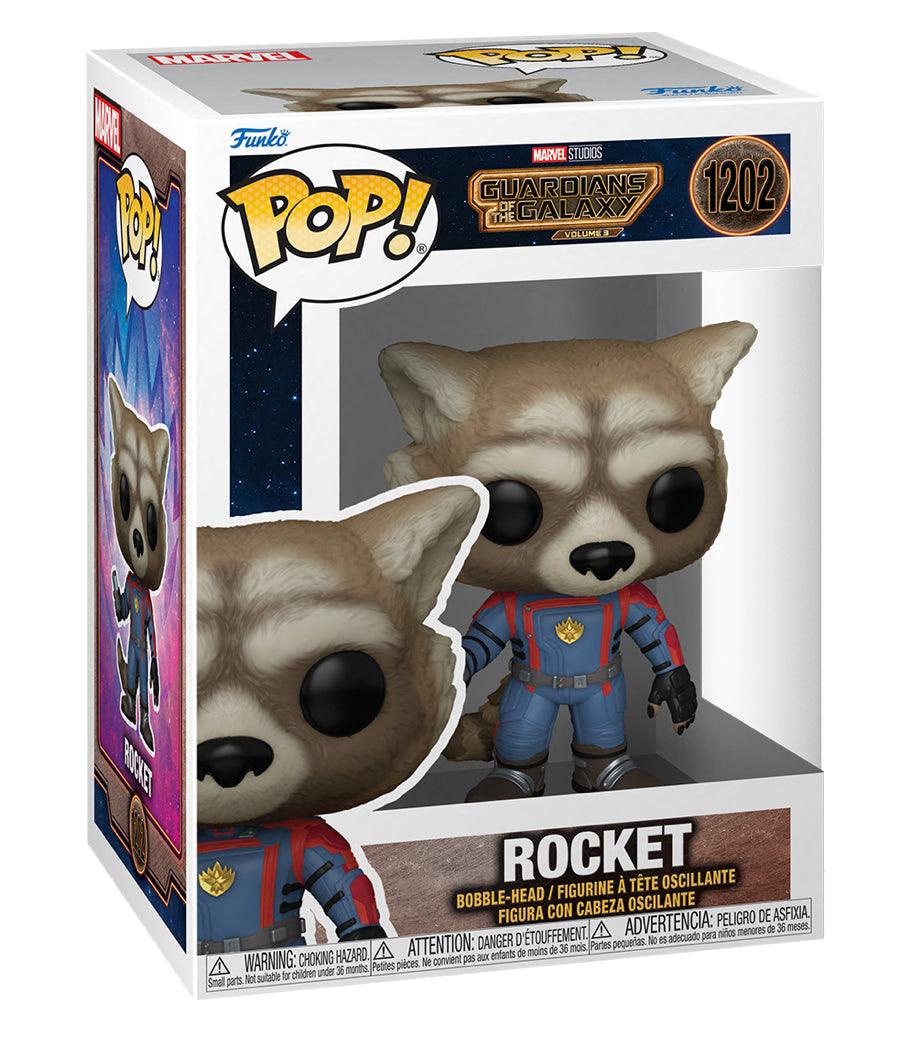 Pop! Marvel - Guardians Of The Galaxy - Rocket - #1202 - Hobby Champion Inc