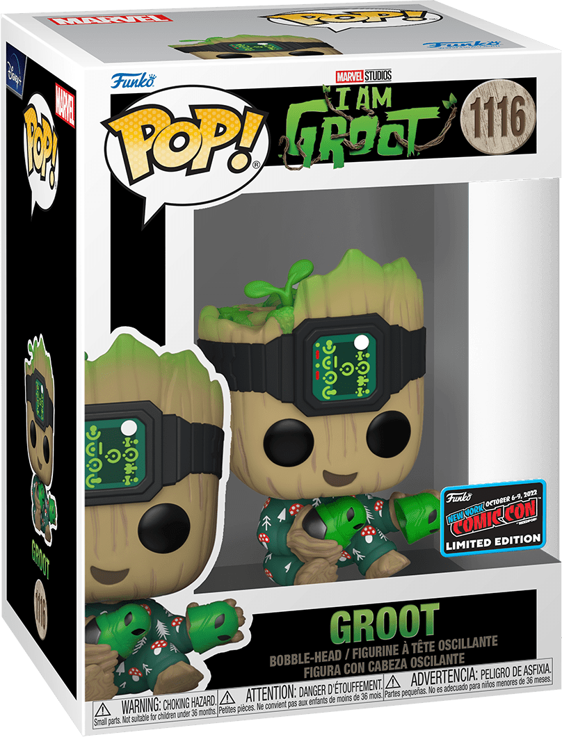 Pop! Marvel - I Am Groot - Groot - #1116 - 2022 New York Comic Con LIMITED Edition - Hobby Champion Inc
