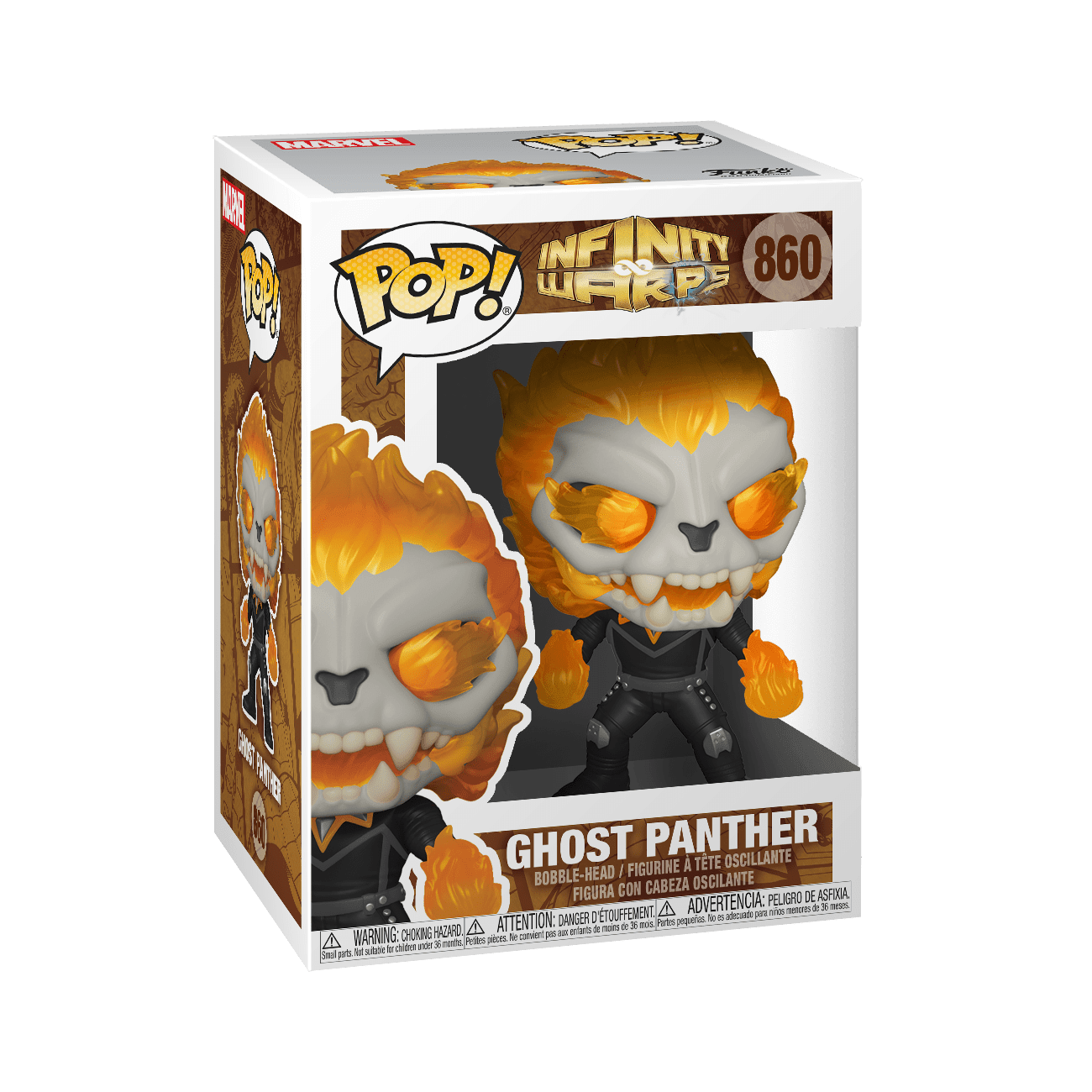 Pop! Marvel - Infinity Warps - Ghost Panther - #860 - Hobby Champion Inc