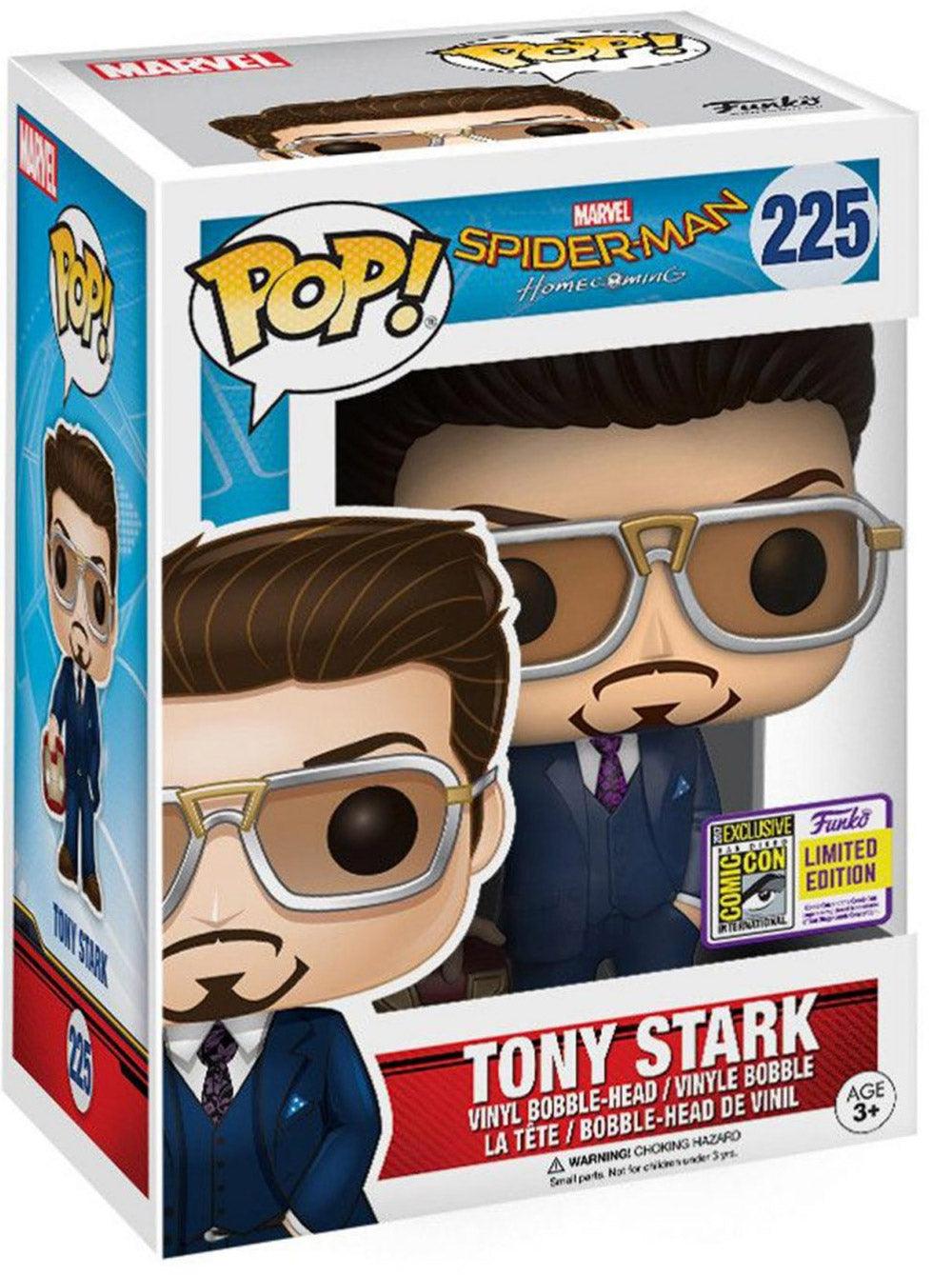 Pop! Marvel - Spider-Man Homecoming - Tony Stark - #225 - EXCLUSIVE 2016 San Diego Comic Con LIMITED EDITION - Hobby Champion Inc