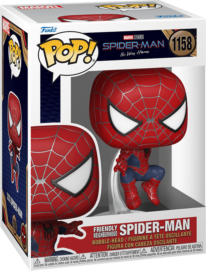 Pop! Marvel - Spider-Man No Way Home - Friendly Neighborhood Spider-Man - #1158 - Hobby Champion Inc