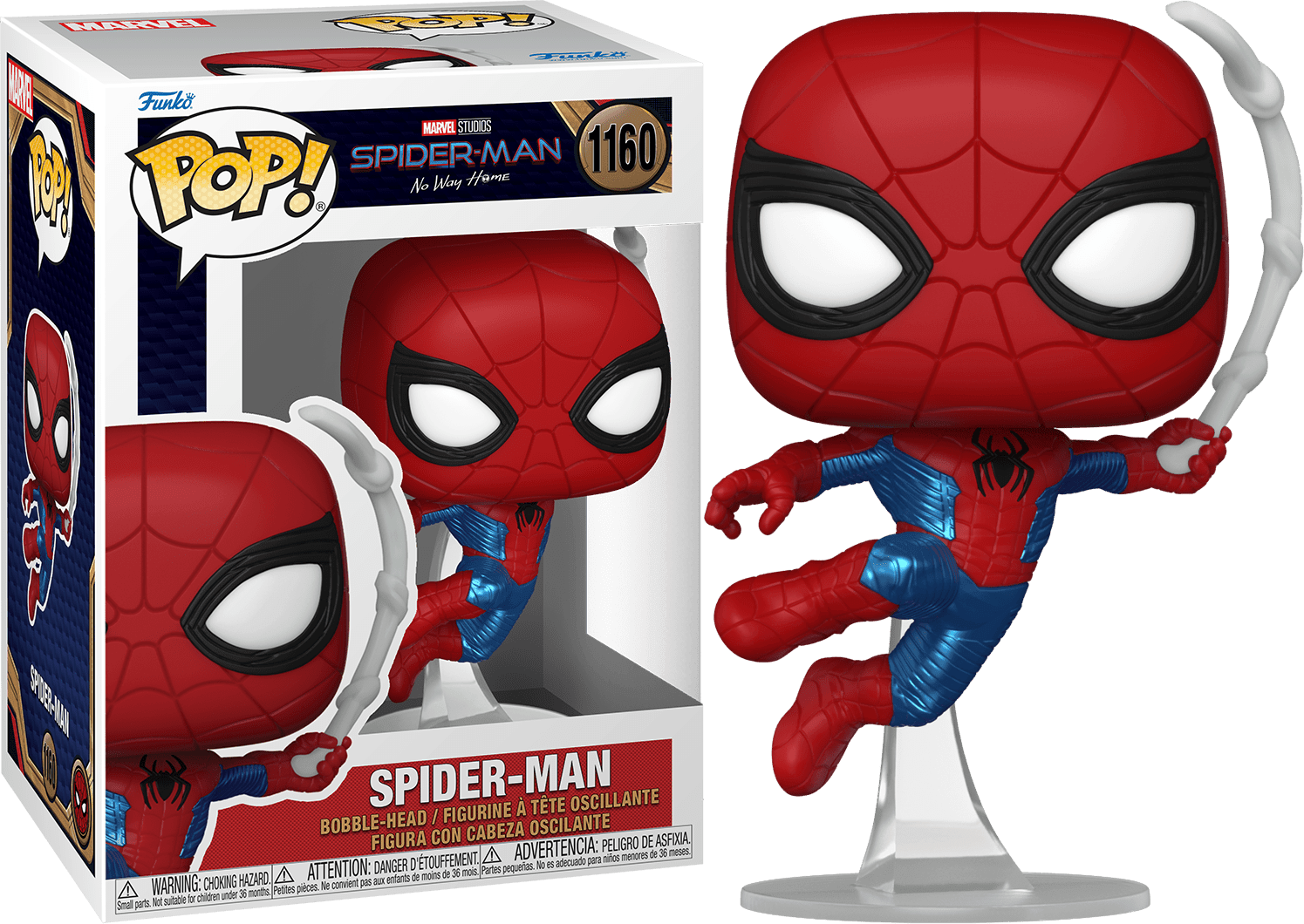 Pop! Marvel - Spider-Man No Way Home - Spider-Man - #1160 - Hobby Champion Inc