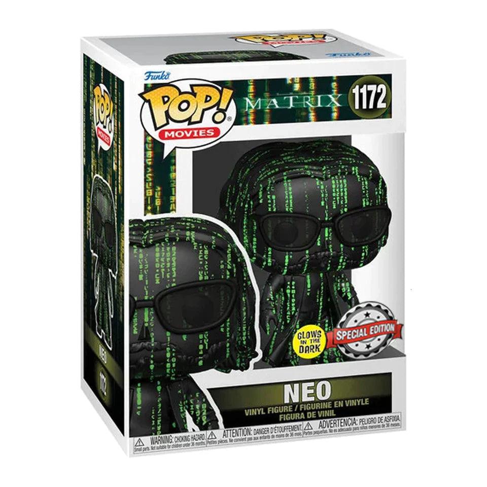 Pop! Movies - The Matrix - Neo - #1172 - Glow In The Dark & SPECIAL Edition - Hobby Champion Inc